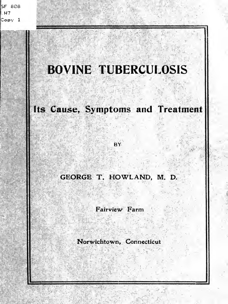 Bovine Tuberculosis | PDF