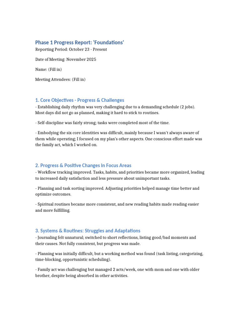 Phase1 Progress Report Compiled | PDF