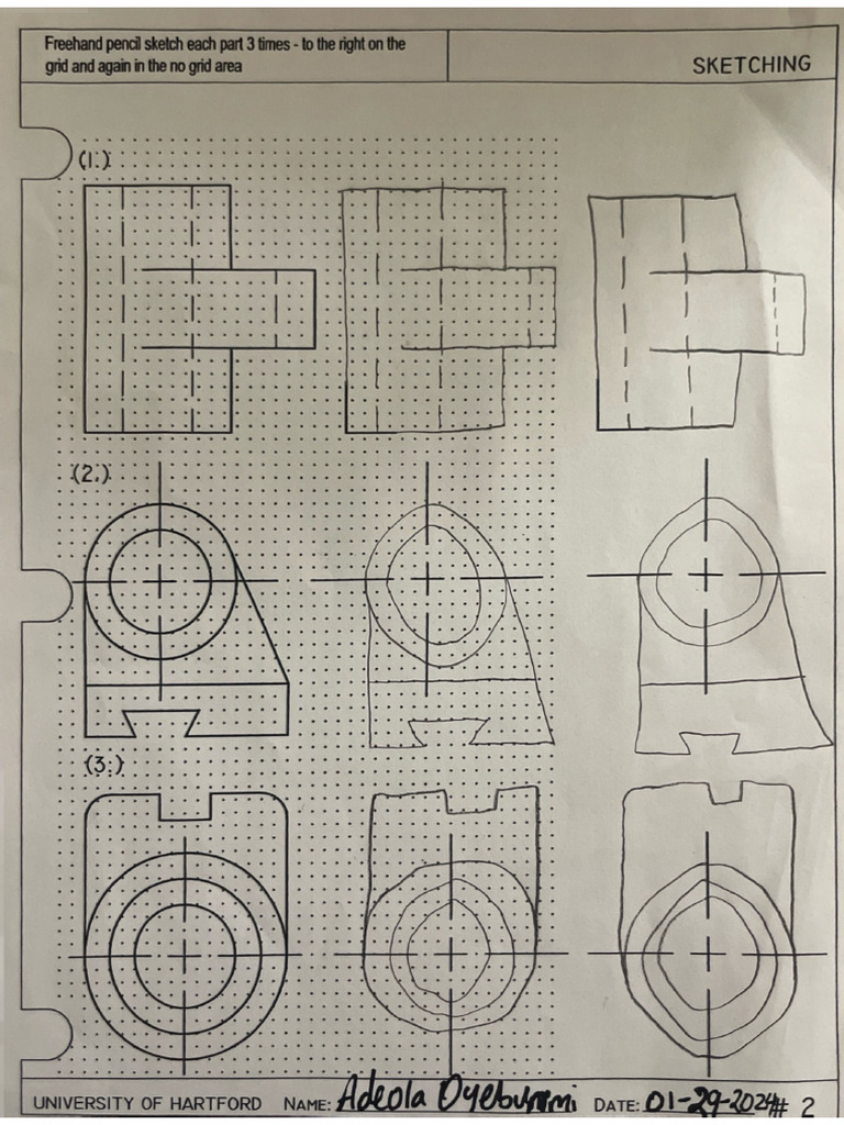 Drawing Exercise WK2 | PDF