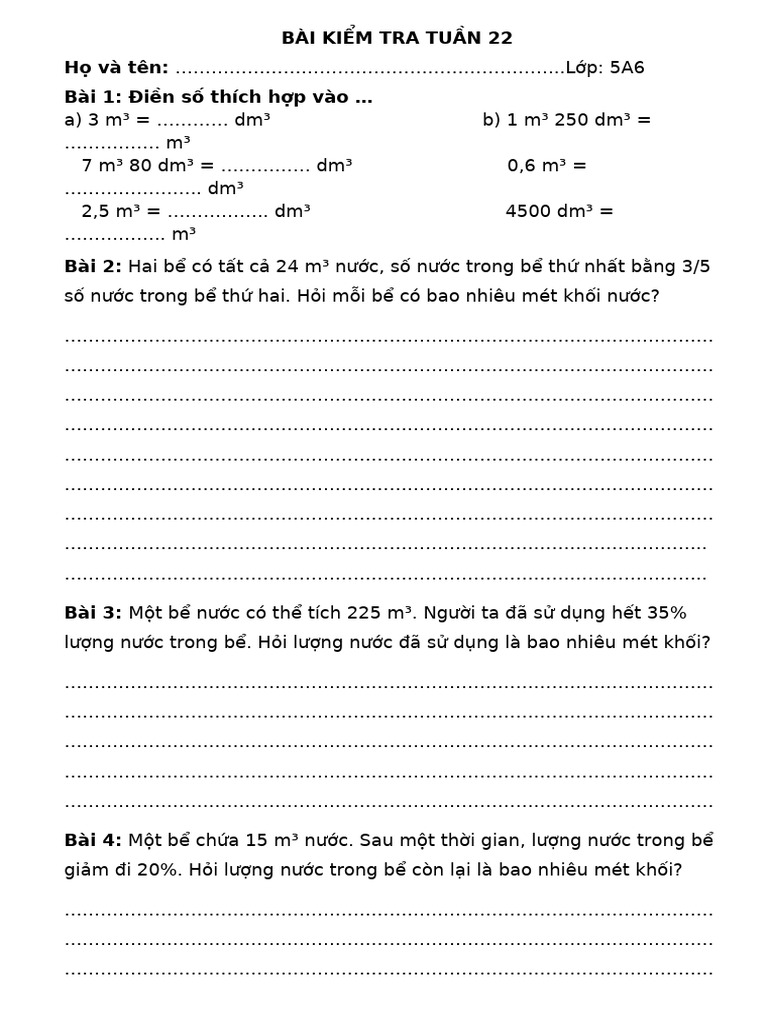 BTCT - TUẦN 22 | PDF