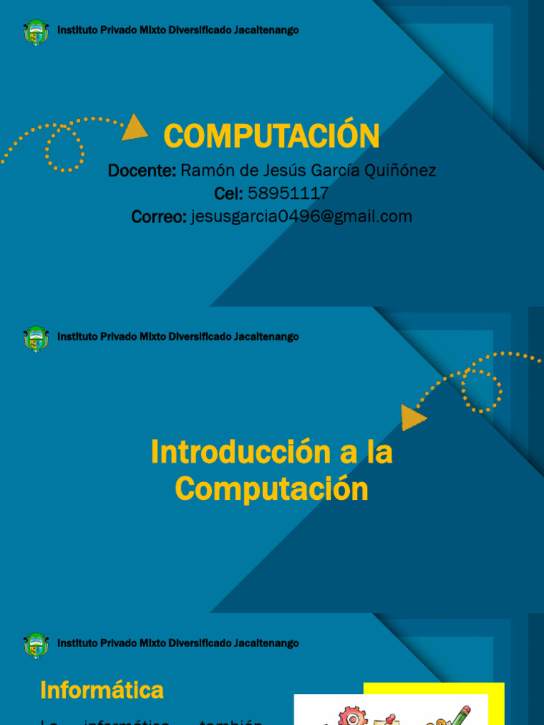 Introducción A Computación | PDF | Hardware de la computadora | Informática