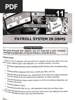 Payroll System in DBMS - The document outlines the