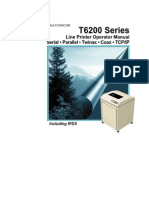 T6200 Series: Line Printer Operator Manual Serial - Parallel - Twinax - Coax - TCP/IP