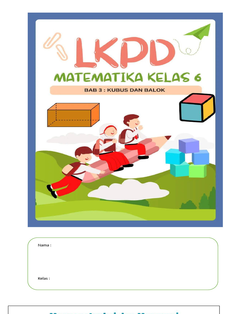 LKPD Matematika Bab 3 | PDF