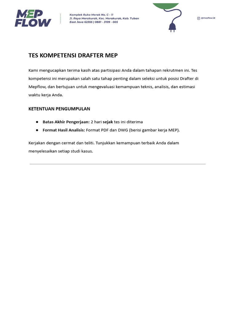 Skill Test Drafter MEP PDF | PDF