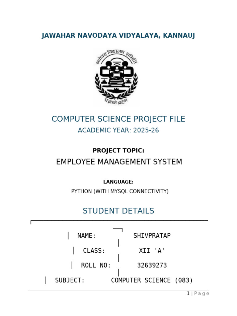 cs-shiv | PDF | Databases | My Sql