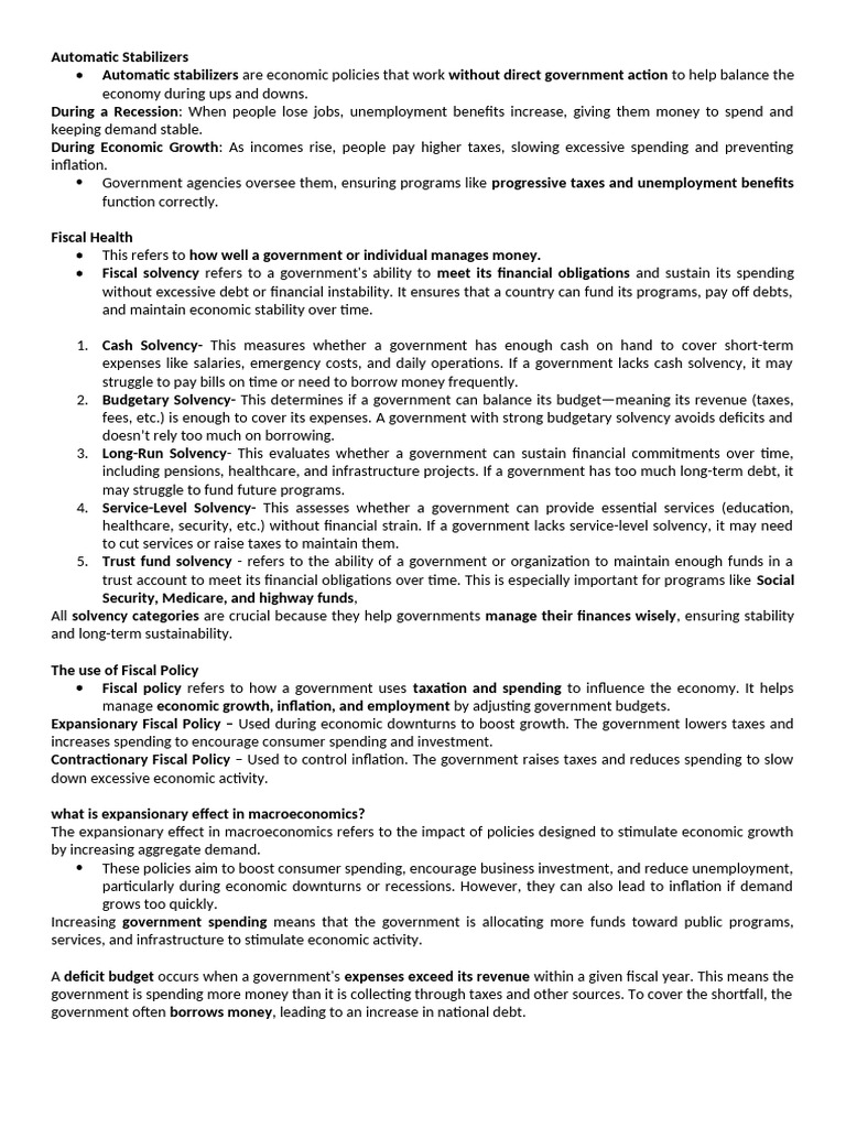 Report Chapter 11 Copy Nako | PDF | Fiscal Policy | Recession