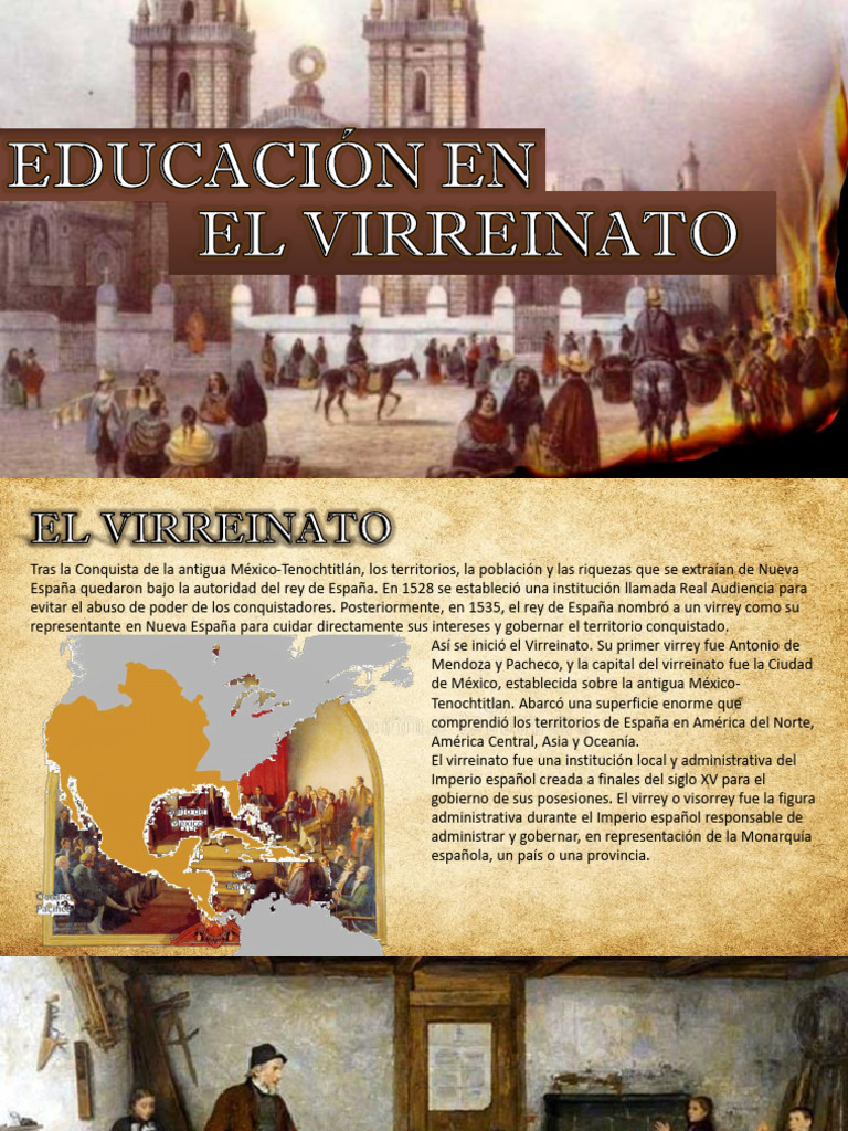 Educacion en El Virreinato | PDF | Nueva españa