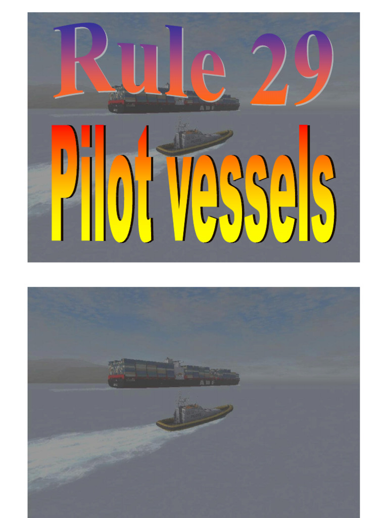 Rule 29 - Pilot Vessels | PDF