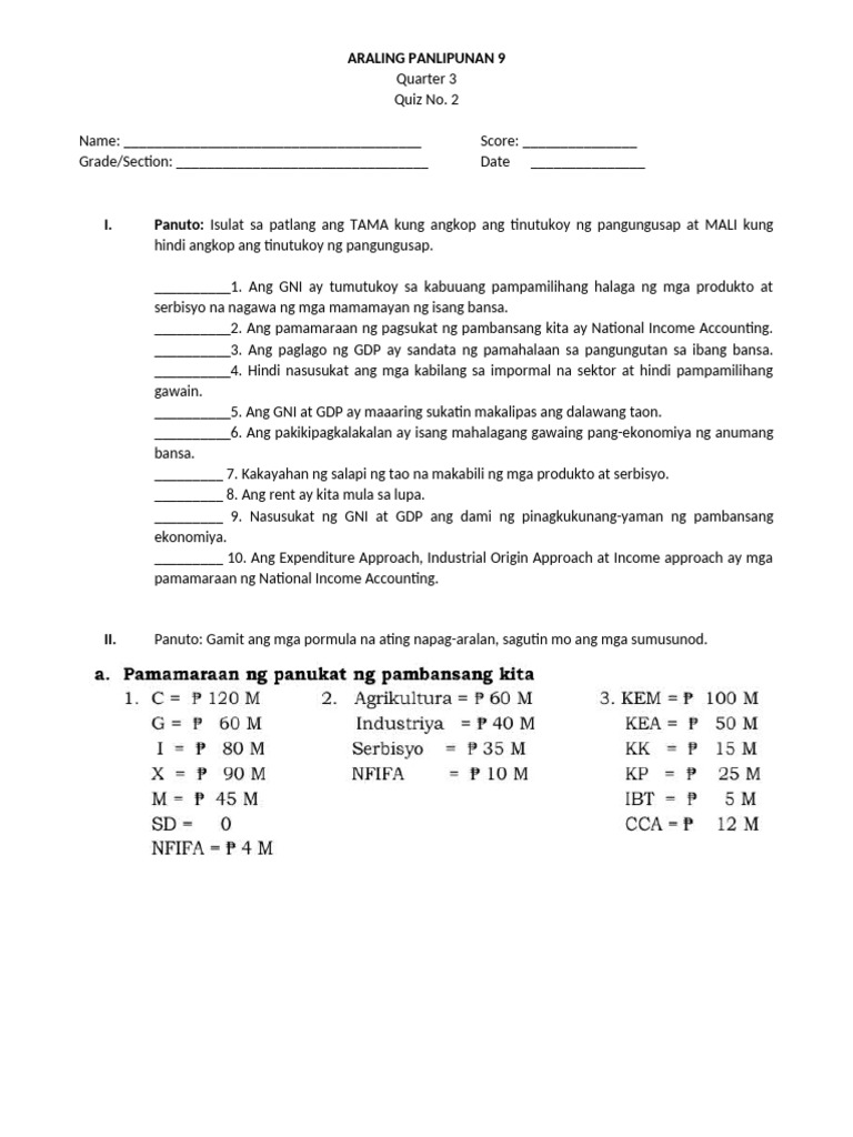 AP 9 Activity 2 | PDF