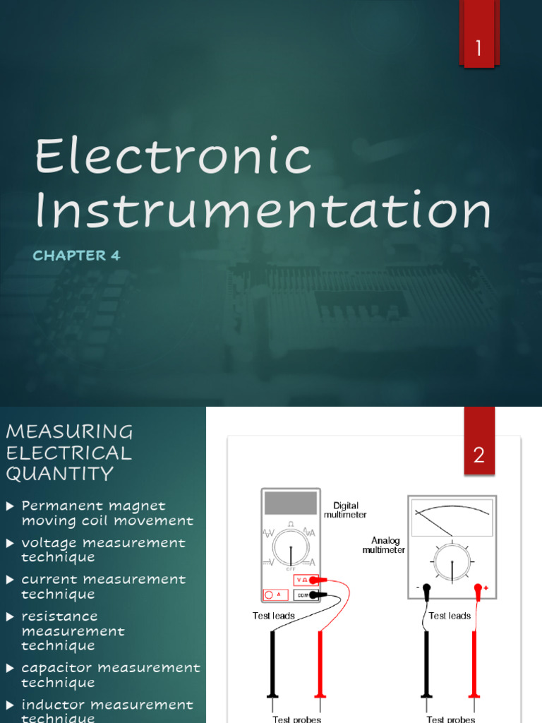 Chapter4 Electronic Instrumentation v2020 - Part1 | PDF | Inductor ...