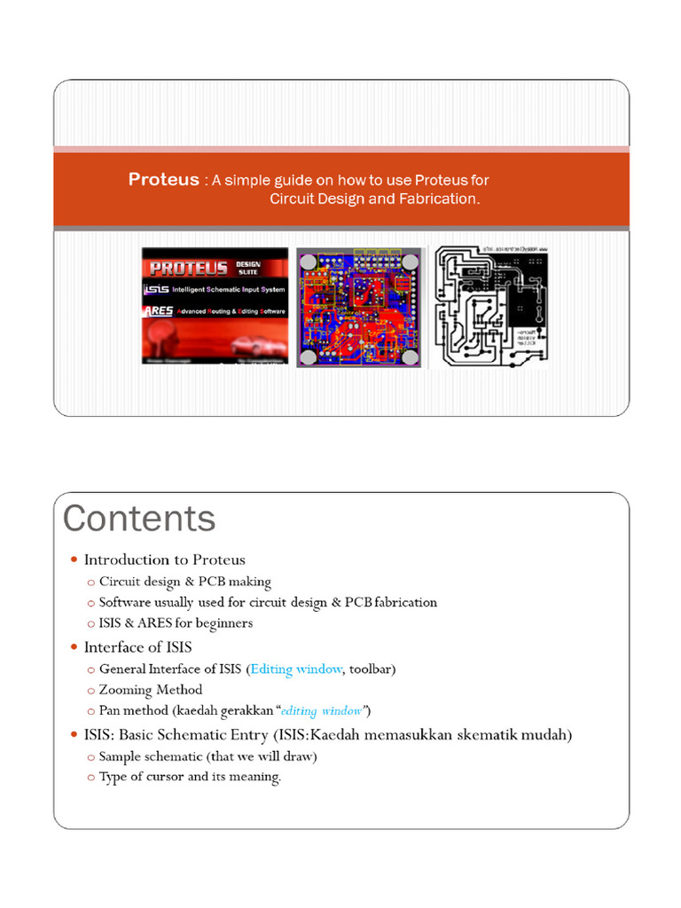 1. Proteus PCB Template Fabrication 2 20192020 | PDF