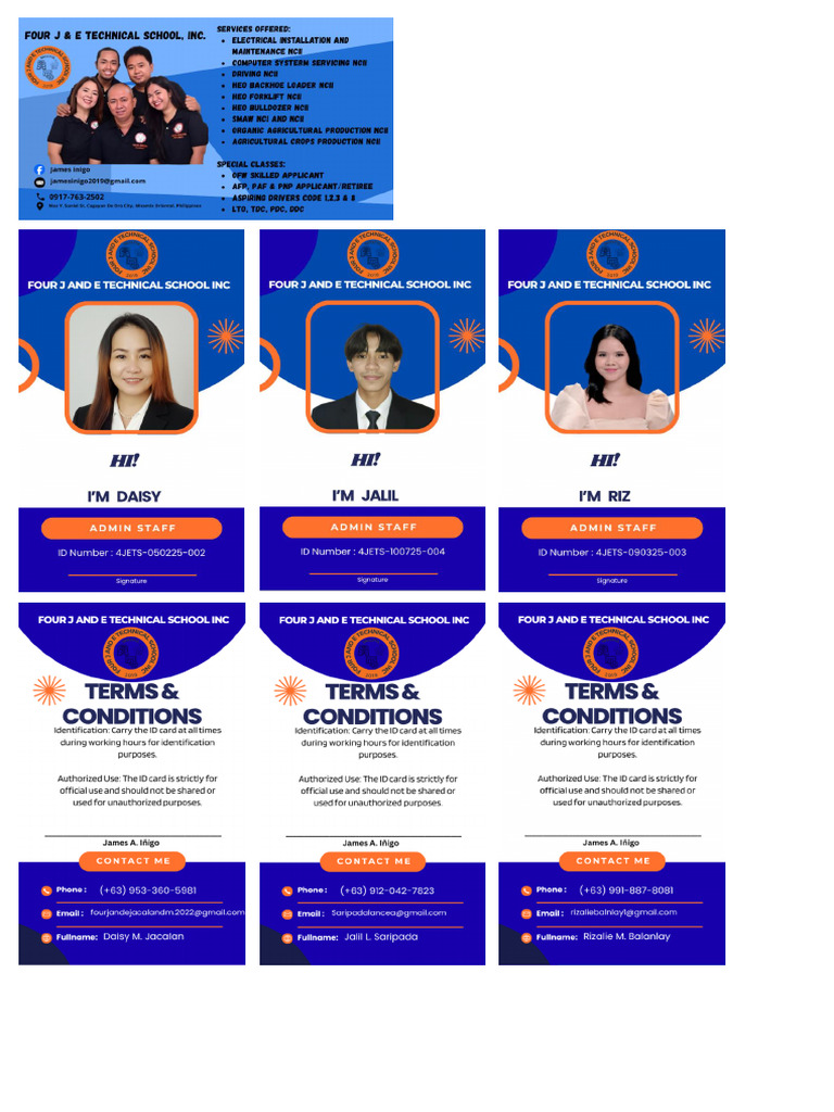 Sample ID Calling Card | PDF