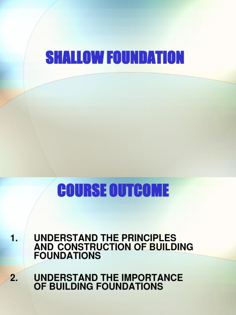 Foundation Pdf Foundation Engineering Deep Foundation