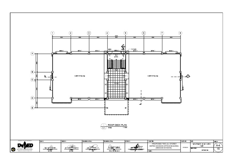 Deped Division Office Building Proposed Two (2) Storey | PDF