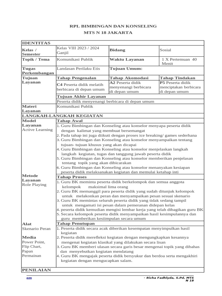 RPL 1 | PDF