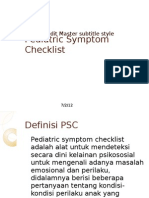 pediatric symptom checklist