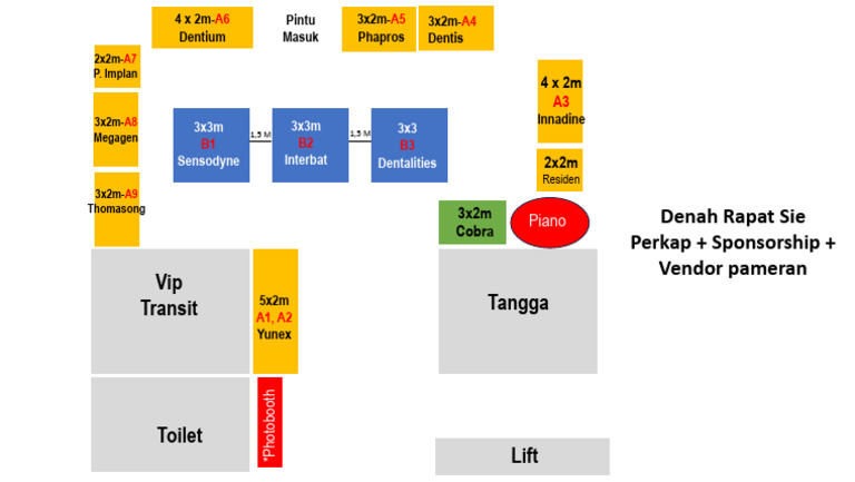Layout Booth Pameran Perio Terkini 10-1 | PDF