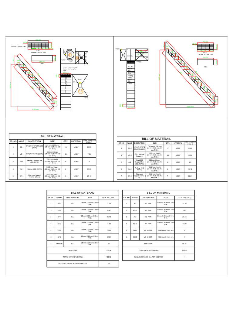 Final Sub Ladder | PDF | Architectural Elements | Pedestrian Infrastructure