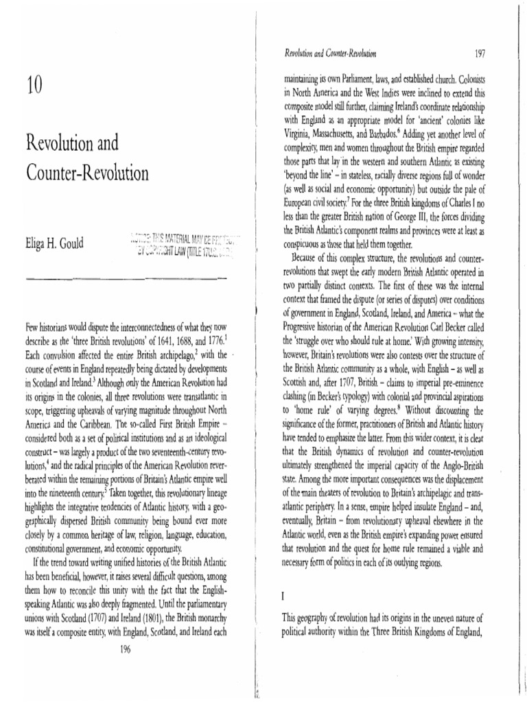 Gould Revolution | PDF