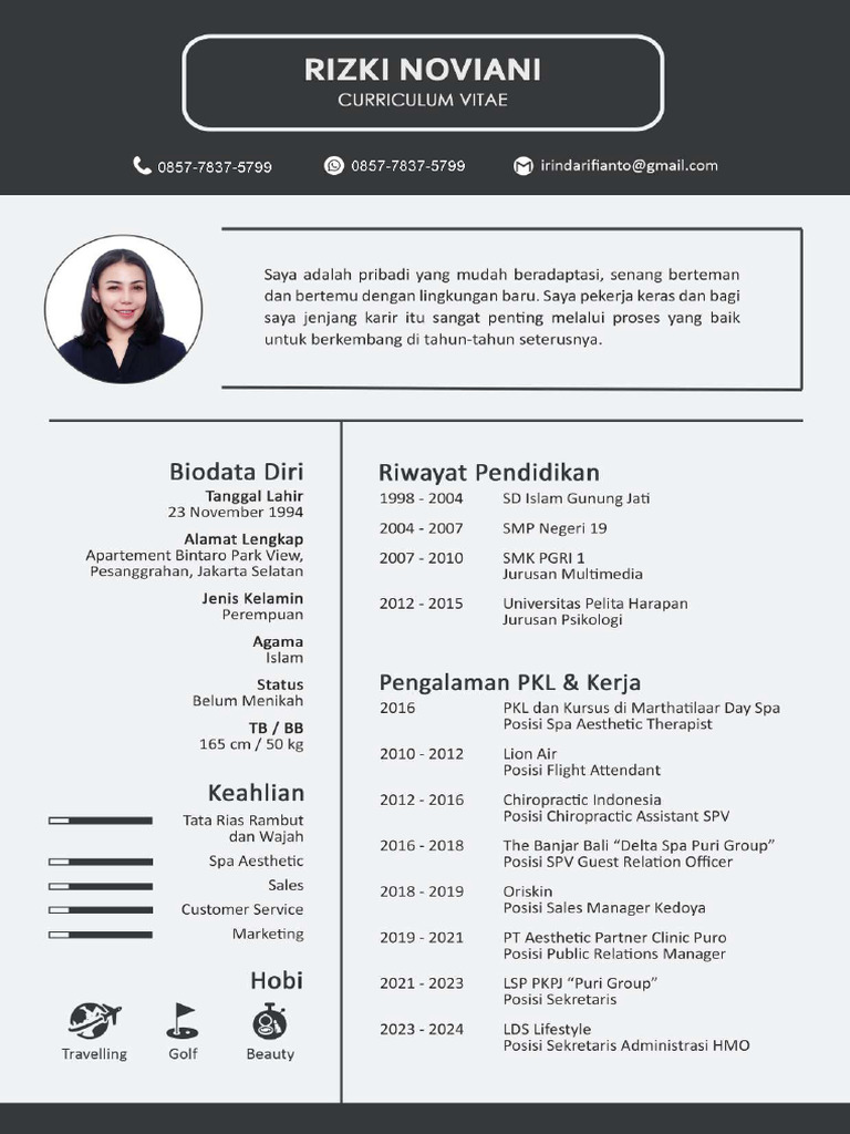 CV Baru Riz | PDF