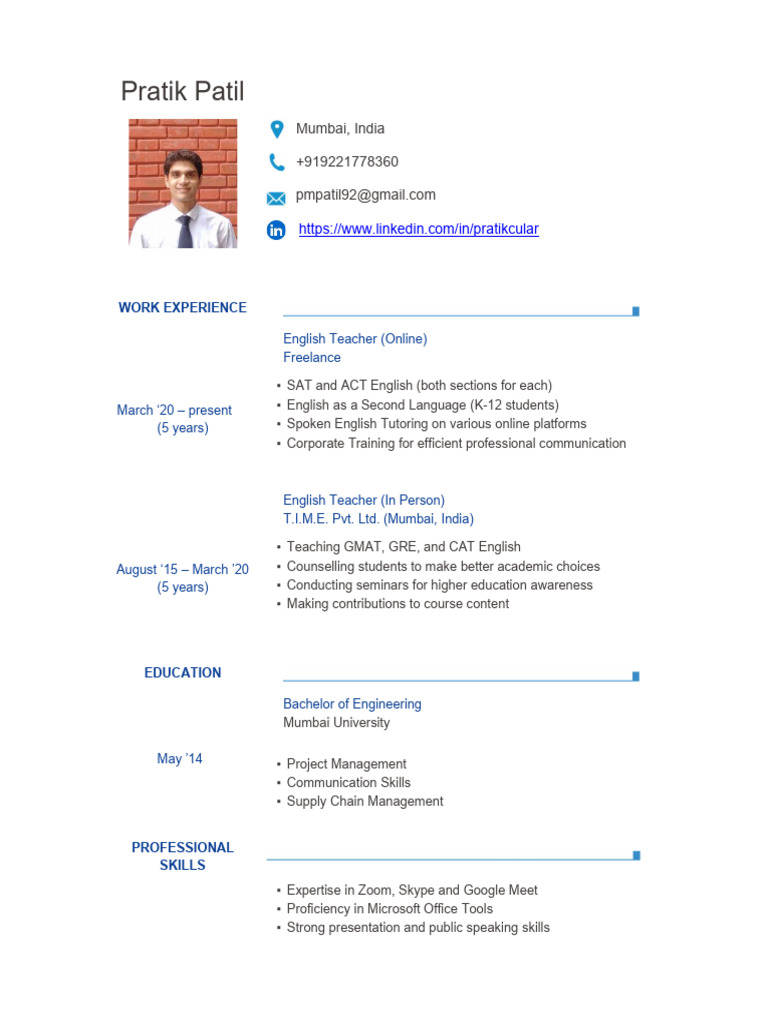 Pratik Patil T | PDF