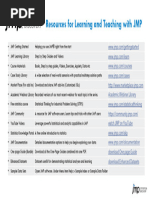 JMP Learning Resources Overview | PDF | Statistics | Data Analysis