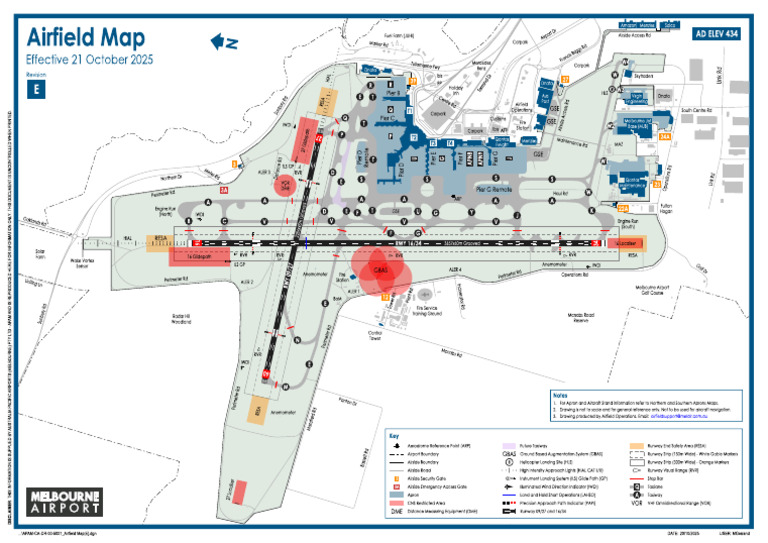 APAM-CA-DR-00-5001 - Airfield Map - E - 2025-10-21 | PDF