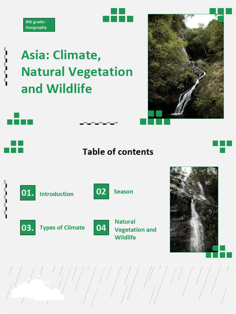 Asia - Climate Natural Vegetation and Wildlife | PDF | Monsoon | Rain