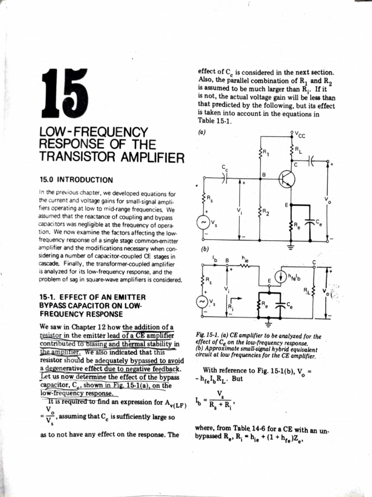 Low Frequency Response of Transistors - 030306 | PDF