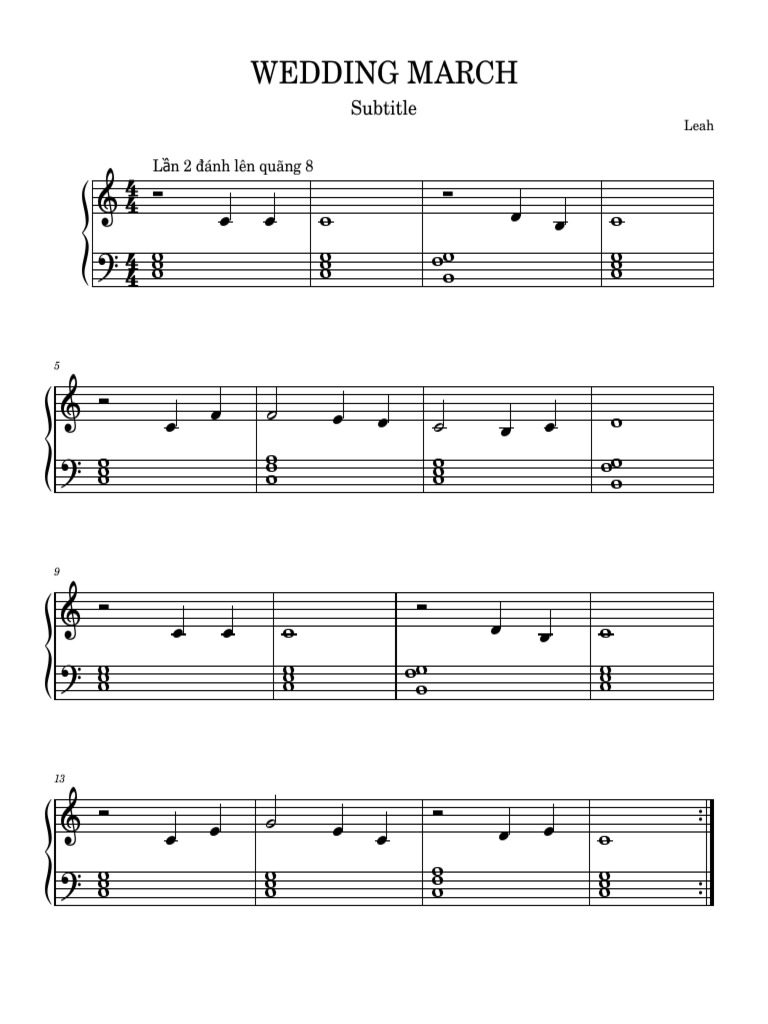 Wedding March Final | PDF