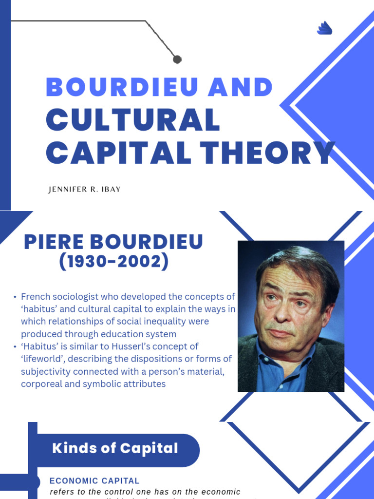 Bourdieu and Cultural Capital | PDF | Social Psychology | Liberal Arts ...