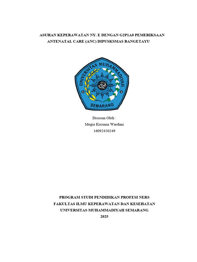 Askep ANC MEGIA FIX | PDF