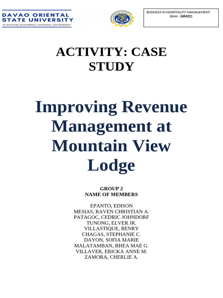 Case Study Draft - Docx G2 | PDF | Pricing | Economies