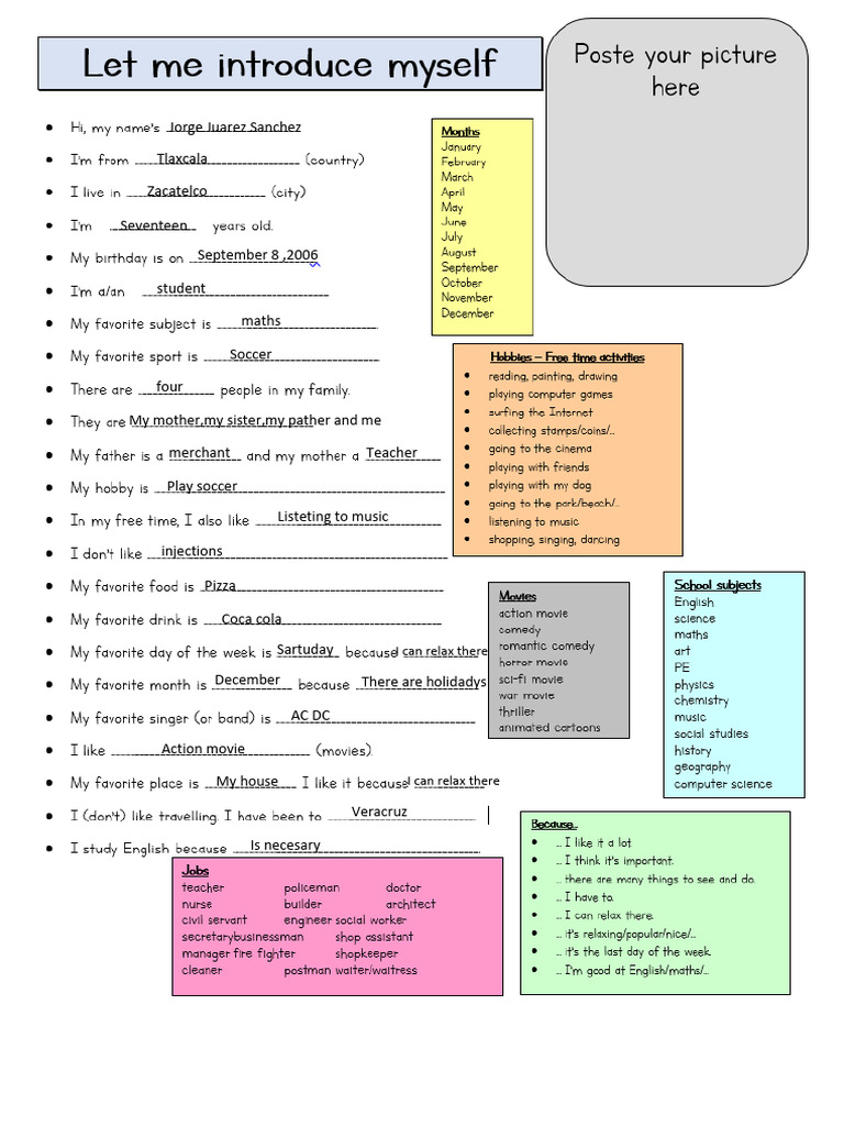 Let Me Introduce Myself | PDF