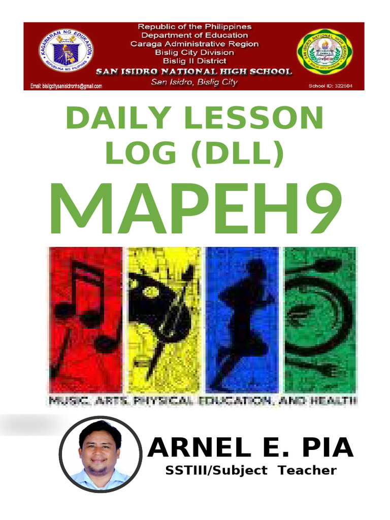 DLL Cover - Mapeh 9 | PDF