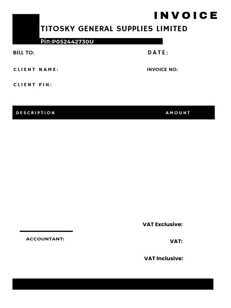 Titosky Vat Form | PDF | Business | Government Finances