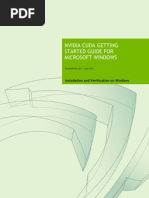 Nvidia Cuda Getting Started Guide For Microsoft Windows: Installation and Verification On Windows