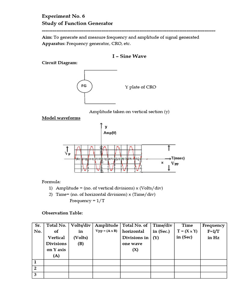 Expt No. 6 | PDF