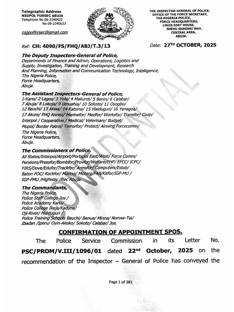 Confirmation | PDF