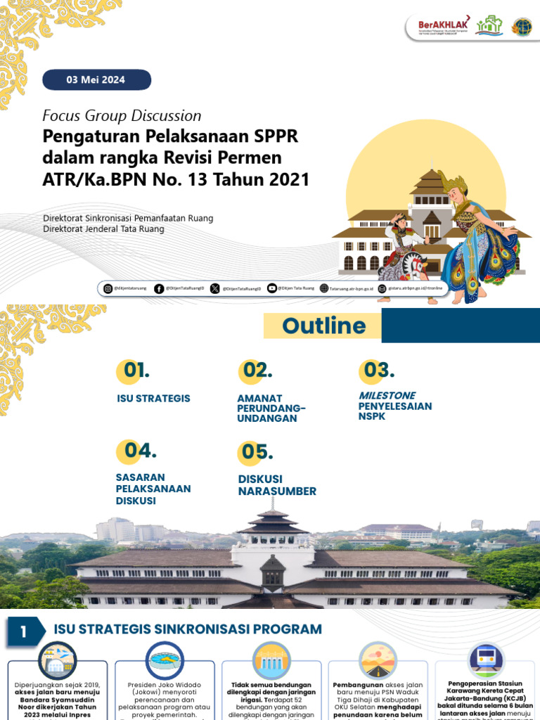 Paparan Pembuka FGD SPPR Bandung | PDF