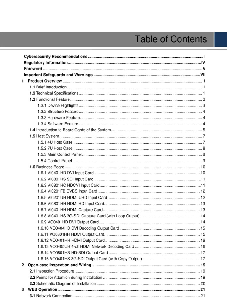 User Manual Dahua Technology DSCON3000-4U (English - 140 Pages) | PDF ...