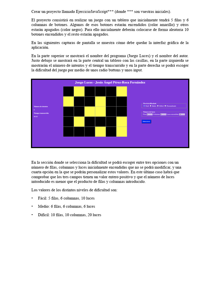 DAW - DWEC - Ejercicio JavaScript (2) | PDF