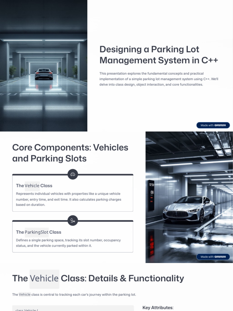 Designing a Parking Lot Management System in C | PDF | Boolean Data ...