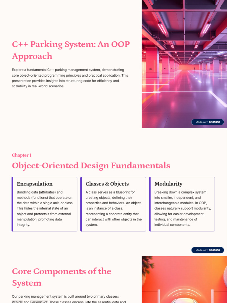 C Parking System an OOP Approach | PDF | Object Oriented Programming ...