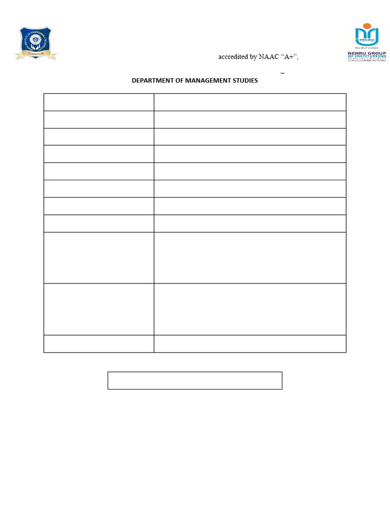 Assignment Front PAGE | PDF