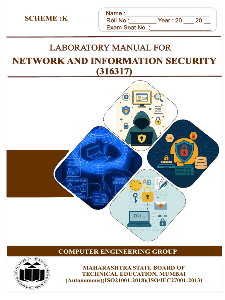 Network and Information Security (316317) : Laboratory Manual For | PDF ...