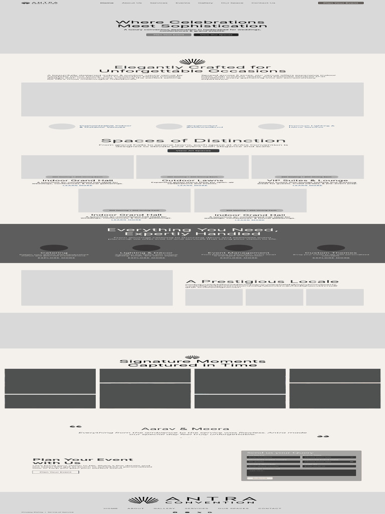 Antra Convention - Homepage | PDF
