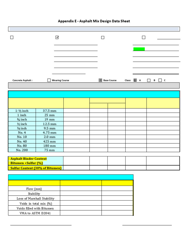 1 Appendex e Sbbca Abp#3 | PDF | Materials | Building Materials
