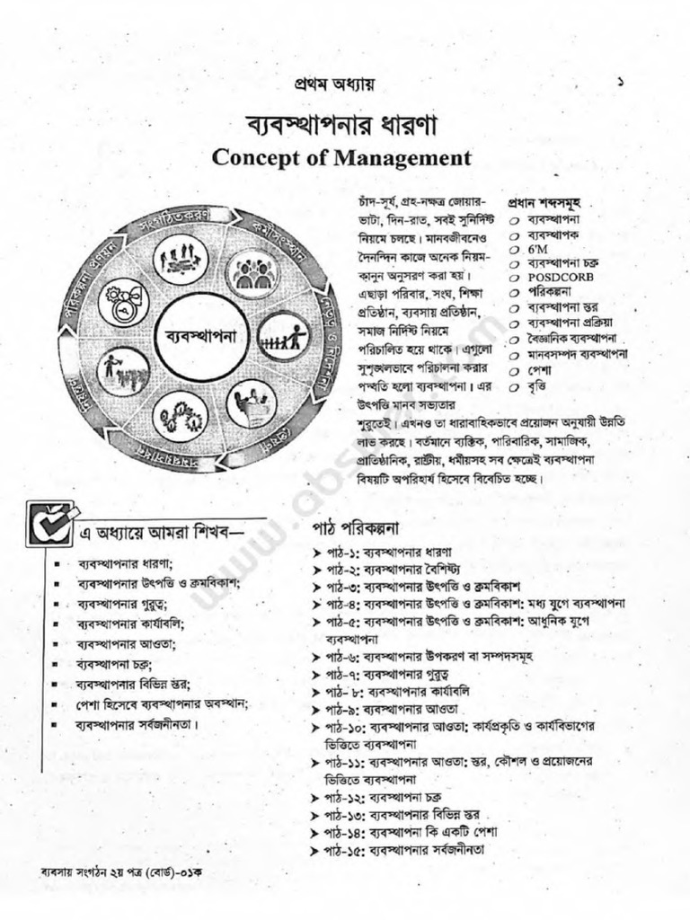 HSC Management 2nd Paper | PDF
